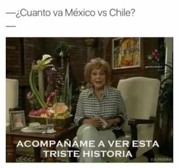 Los 35 mejores memes de la goleada de Chile a México