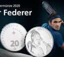 Suiza acuñará monedas de oro y plata con la cara de Federer