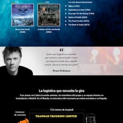 Así será el asombroso concierto de Iron Maiden en el Wanda