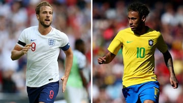 Harry Kane y Neymar.