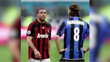 Una humildad nunca vista en Ibrahimovic: el día que conoció a su ídolo Ronaldo