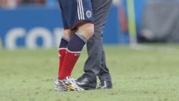 José Pekerman con James Rodríguez.