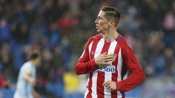 Fernando Torres, en un partido con el Atl&eacute;tico.