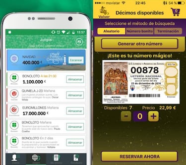 Apps y webs para comprar Lotería de Navidad