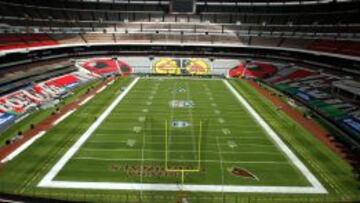 El estadio Azteca acogió el único partido oficial de la NFL en 2005.