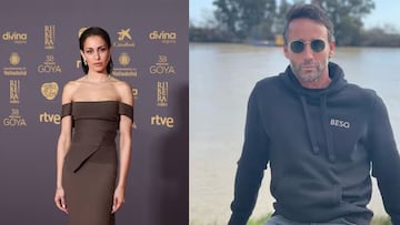 Álvaro Escassi e Hiba Abouk, de cita en un restaurante de Madrid