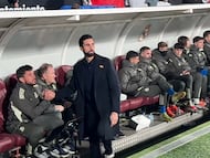 Arbeloa, en el banquillo del Carlos Belmonte.