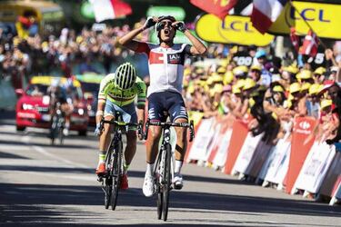 Pantano holds off Majka to claim Stage 15 at the Tour