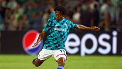 Juan Cuadrado en un partido de Juventus.