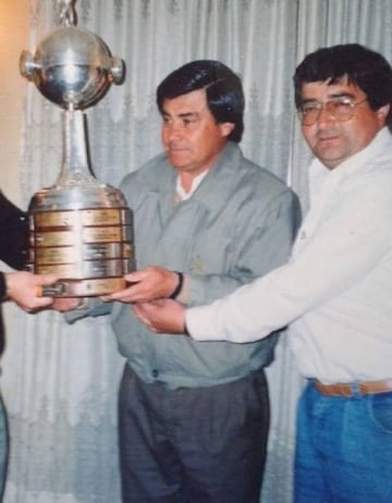 Orlando Aravena, junto a Raúl Hoces.