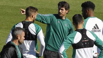 V&iacute;ctor S&aacute;nchez del Amo, durante un entrenamiento de su primera semana.