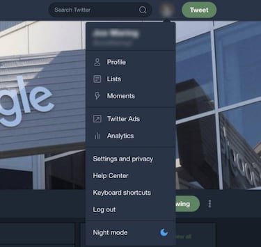 Cómo activar el ‘modo noche’ en Twitter