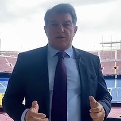 Laporta promete fichajes tras la debacle en Champions