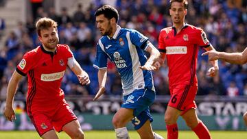 Aaron Martin con el Espanyol.