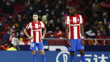 Kondogbia, junto a Hermoso en el Atl&eacute;tico-Mallorca