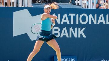 Paula Badosa, en Toronto.