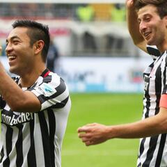 Marco Fabián sigue ¡On fire!, va por su cuarto MVP en la Bundesliga