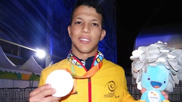Nelson Crisp&iacute;n, atleta colombiano.