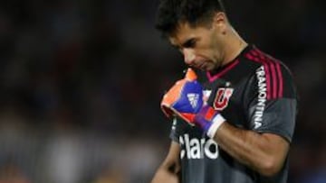 Johnny Herrera vivió una noche amarga en el Nacional.