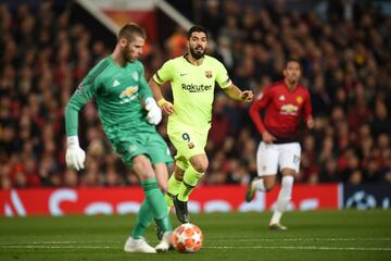 Luis Su¨¢rez y David de Gea.