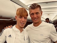 Toni Kroos y Marc Cucalón, en una imagen de archivo.