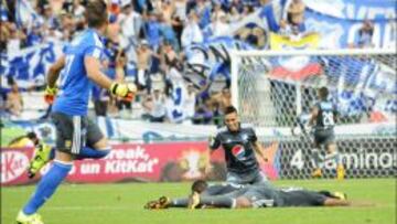 Millonarios ganó en Manizales en el último minuto.