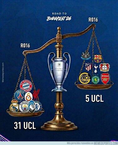 Los memes más graciosos de la ida de octavos de la Champions