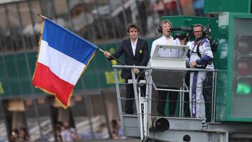 Alonso dio la salida de Le Mans en 2014.