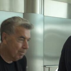 Nadal ya está en Madrid; Santana le dio la bienvenida