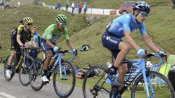 09/09/19 CICLISMO
VUELTA CICLISTA A ESPAÑA 2019 ETAPA 16 PRAVIA - ALTO DE LA CUBILLA ANTONIO PEDRERO NAIRO QUINTANA