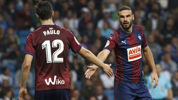 Lombán, ante el Madrid