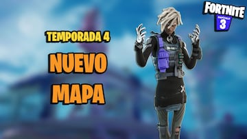 Así es el nuevo mapa de Fortnite Temporada 4: todos los detalles