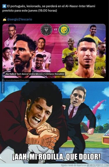 Los memes se ceban con Messi tras la goleada del Al-Nassr