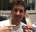 Messi deja claro con una foto que Instagram no es lo suyo