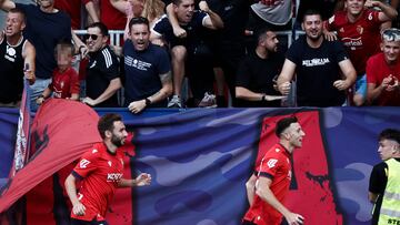 Abel Bretones celebra su gol ante el Celta.