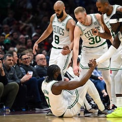 What did Jaylen Brown say to Derrick White after cryptic social media posts?
