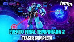 Fortnite Temporada 2: así es el teaser del evento final completo