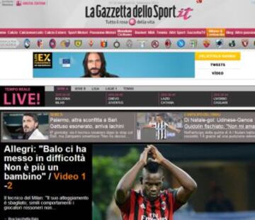 Portadas de la prensa extranjera