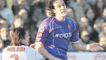 <b>DOBLETE AL MILÁN. </b>Hasta el mítico Maldini sufrió la explosión goleadora de Luca Toni.