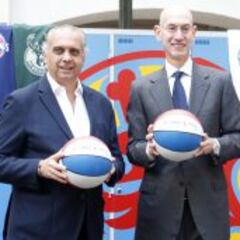Adam Silver: "Es prematuro hablar del Madrid en la NBA"