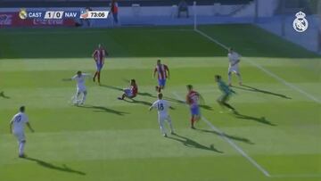 Talento a espuertas: Franchu y su gol 'viniciesco' con el Castilla