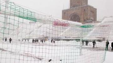 La nevadas en Italia obligan a aplazar tres partidos