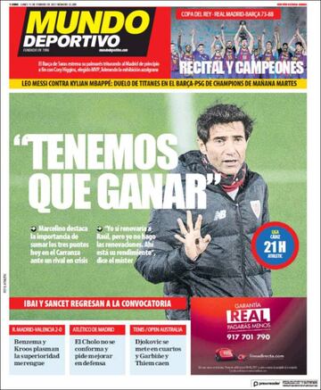 "Un paseo sin rival"... las portadas deportivas de hoy