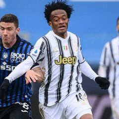 Pirlo elogia a Cuadrado, el mejor de la Juve ante Atalanta