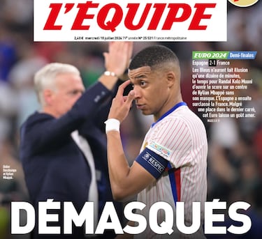 L´Èquipe: “Francia fue llevada como cadetes por un toro gigante”