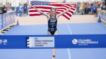 Gwen Jorgensen revalidó el Mundial tras ganar en Chicago