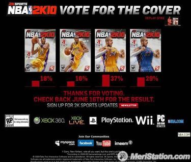 Kobe Bryant será portada de NBA2K10