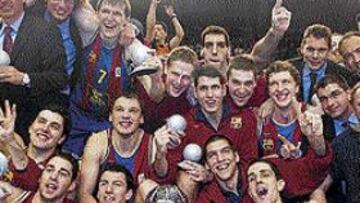 <b>QUIEREN MÁS.</b> Tras la Copa del Rey, el Barça busca la Euroliga.