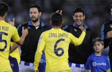 Jonathan Dos Santos y Carlos Vela.
