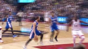 Rodríguez y otra genialidad: asistencia entre las piernas